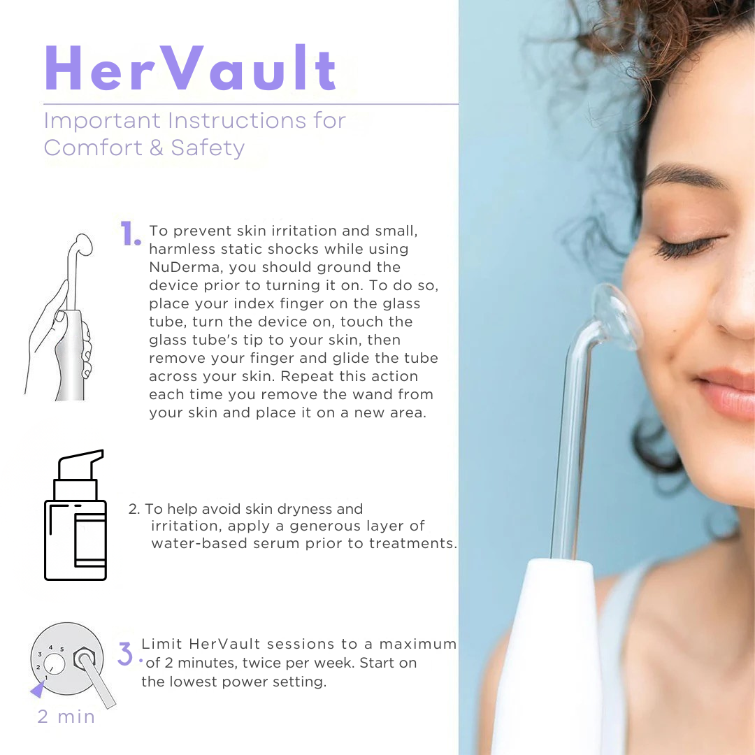 HerVault CLINICAL HIGH FREQUENCY WAND